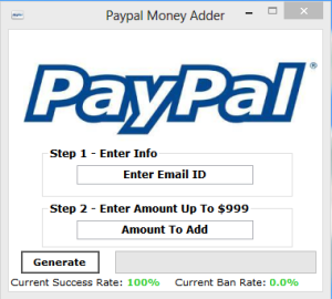 paypal money adder v8.0 2017 activation code